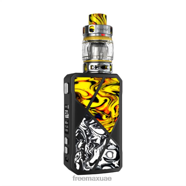 Freemax Disposable Vape - FreeMAX MAXUS طقم 200 واط B2T8F10 أصفر-أسود