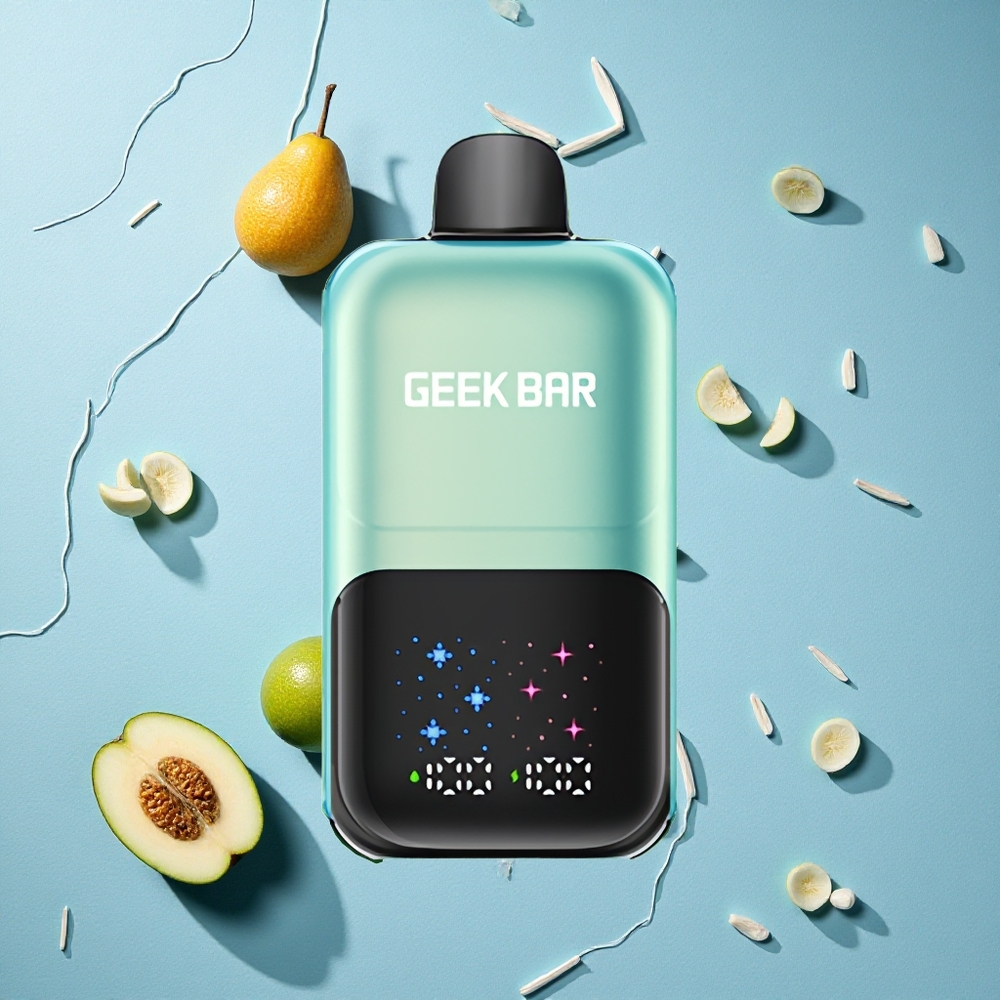 GEEK BAR 2GO سلسلة تو 50000 نفخة شاشة كبيرة تفاعلية نعناع بارد مثلج
