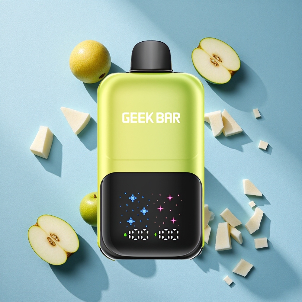 GEEK BAR 2GO Two Series 50000 نفخة سكر تفاح جليدي شاشة كبيرة تفاعلية
