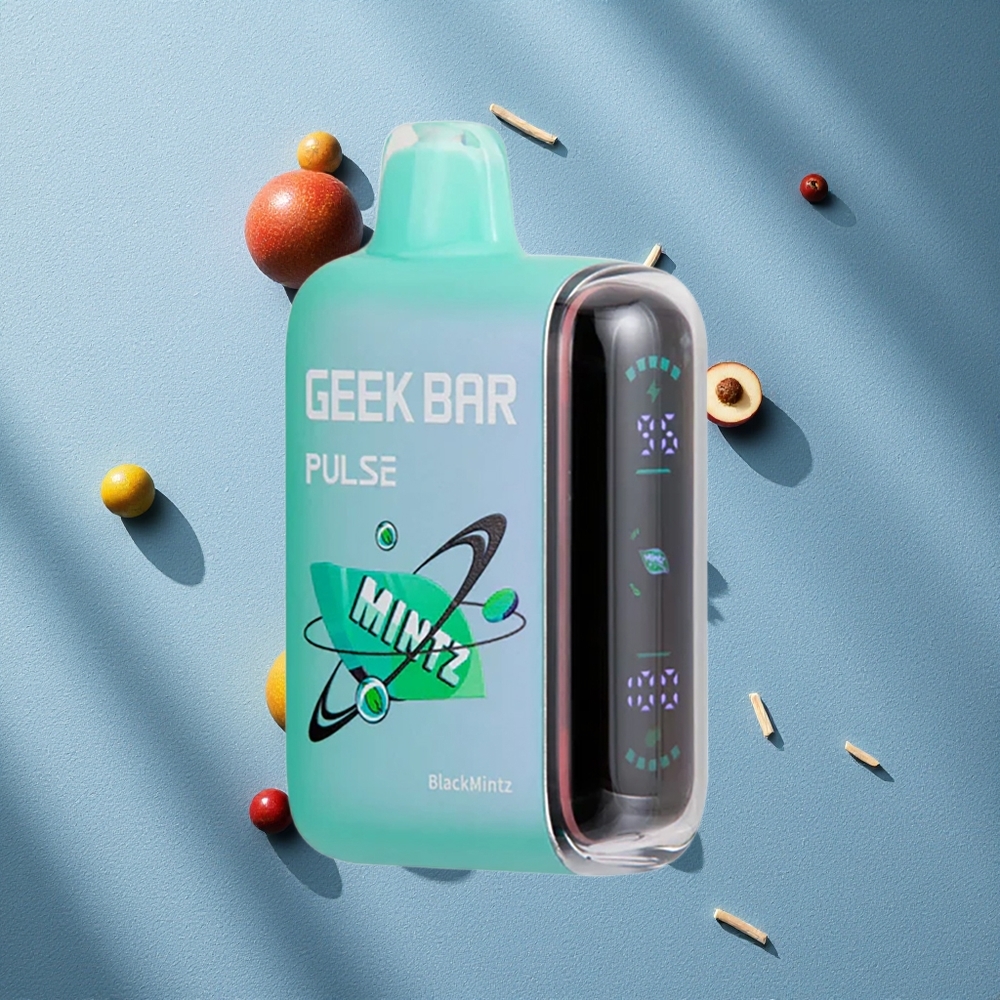 Geek Bar Pulse 15000 Puffs نعناع بسعة 16 مل وعمر بطارية 650 مللي أمبير
