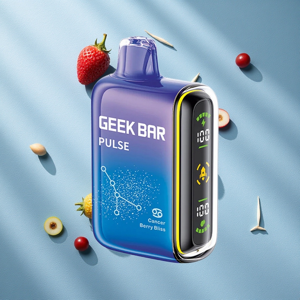 Geek Bar Pulse 15000 Puffs زودياك إديشن بسعة 16 مل وعمر بطارية 650 مللي أمبير