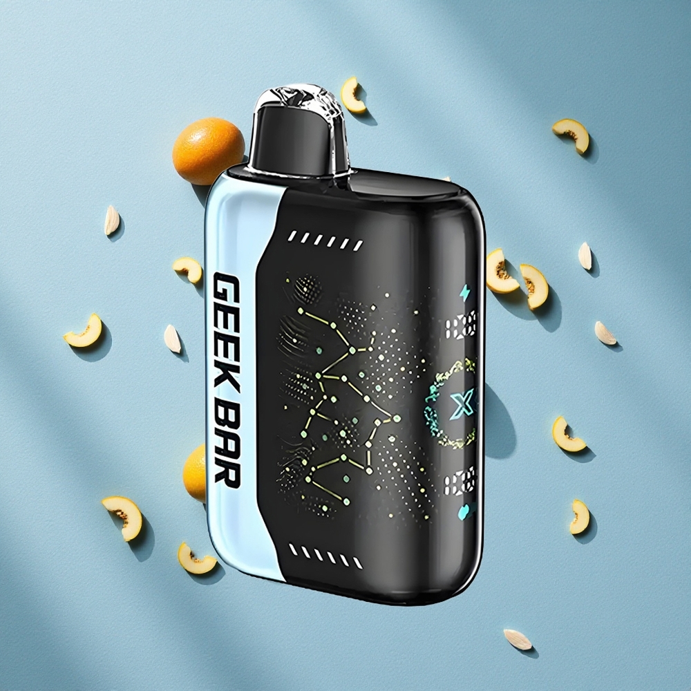 GEEK BAR Pulse X 25000 Puff شاشة مؤشر منحنية ثلاثية الأبعاد وشحن USB Type-C
