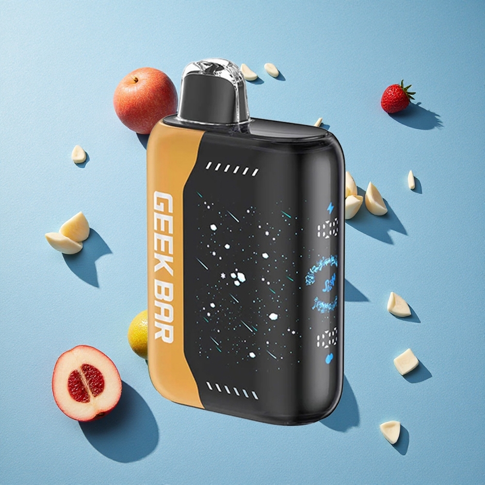 Geek Bar Pulse X 25000 Puffs عصير مثلج بشاشة منحنية ثلاثية الأبعاد
