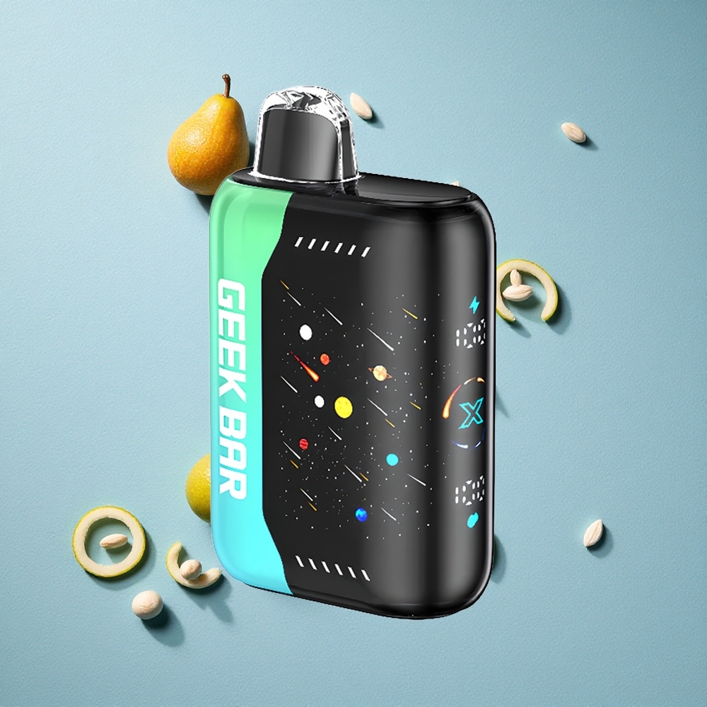 Geek Bar Pulse X 25000 Puffs سيجارة إلكترونية بشاشة منحنية ثلاثية الأبعاد و منفذ شحن USB Type-C