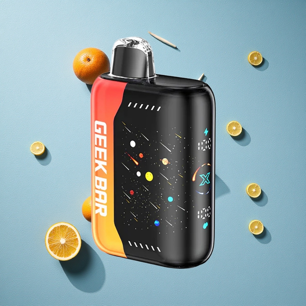 Geek Bar Pulse X 25000 Puffs سيجارة إلكترونية بشاشة منحنية ثلاثية الأبعاد و منفذ شحن USB Type-C