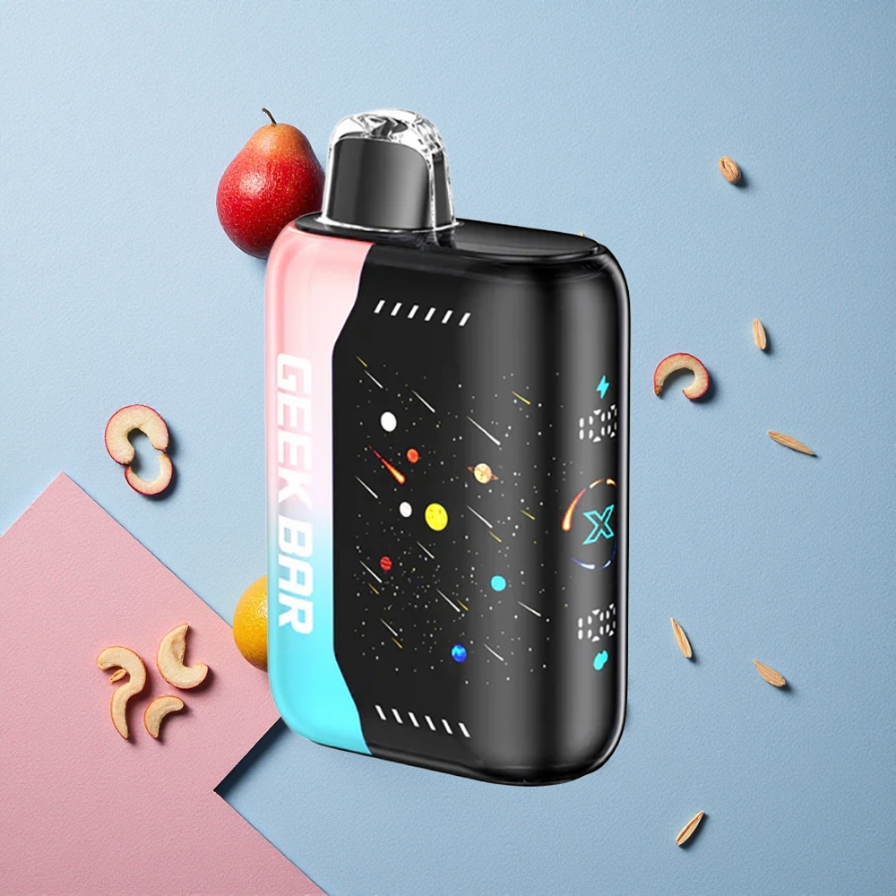 Geek Bar Pulse X 25000 Puffs سيجارة إلكترونية بشاشة منحنية ثلاثية الأبعاد و منفذ شحن USB Type-C