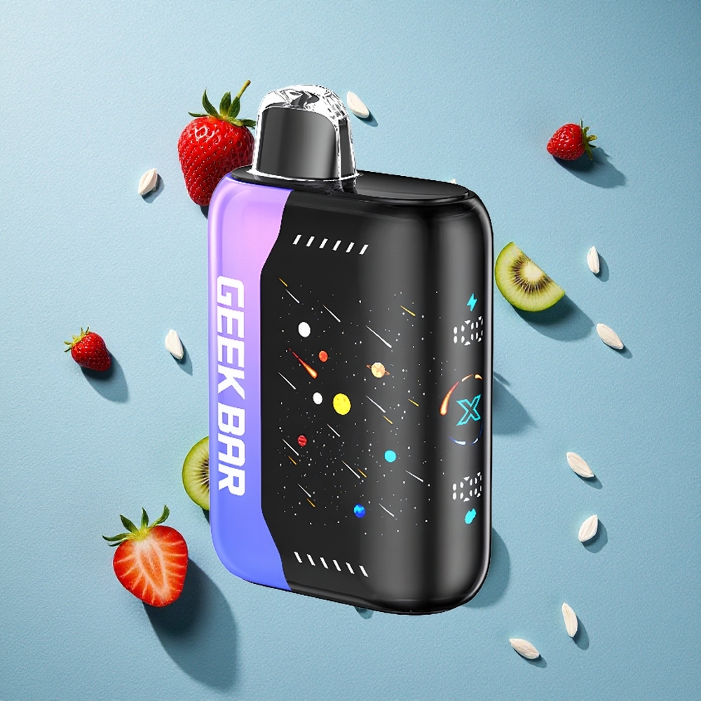 Geek Bar Pulse X 25000 Puffs سيجارة إلكترونية بشاشة منحنية ثلاثية الأبعاد و منفذ شحن USB Type-C