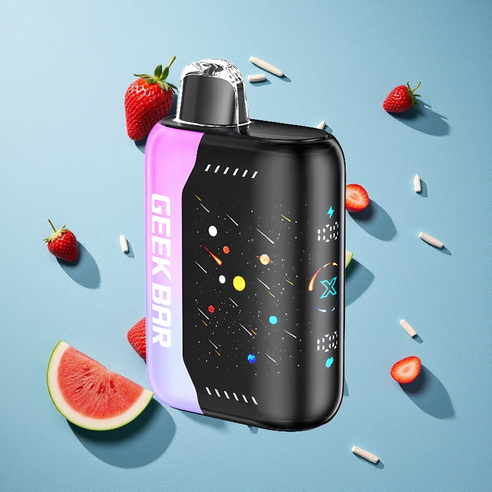 Geek Bar Pulse X 25000 Puffs سيجارة إلكترونية بشاشة منحنية ثلاثية الأبعاد و منفذ شحن USB Type-C