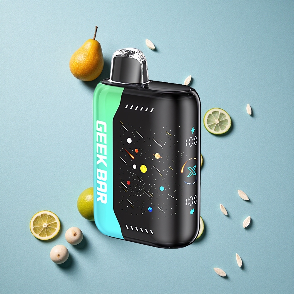 GEEK BAR Pulse X 42K Puffs نعناع ATL إصدار نيزك مع شاشة منحنية ثلاثية الأبعاد