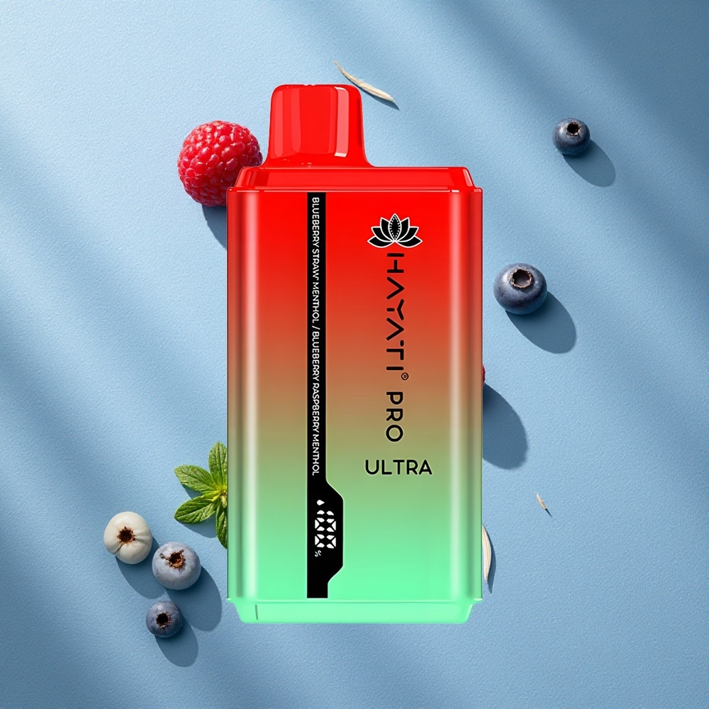 Hayati Pro Ultra 15000 نفخة ستروبيري منثول بسعة 2 12 مل