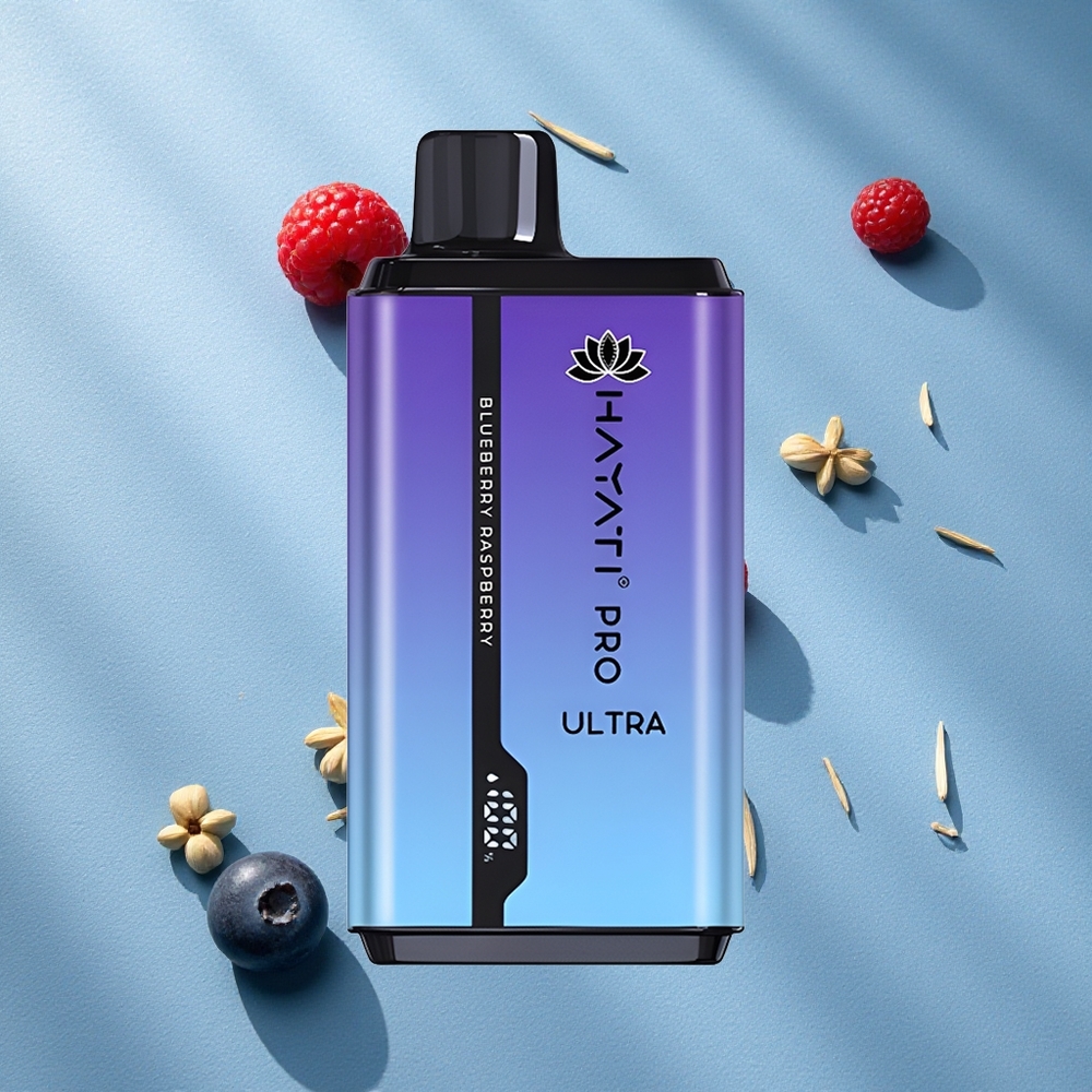Hayati Pro Ultra 15000 Puffs توت أزرق وتوت العليق بسعة 2 12مل و 49 نكهة