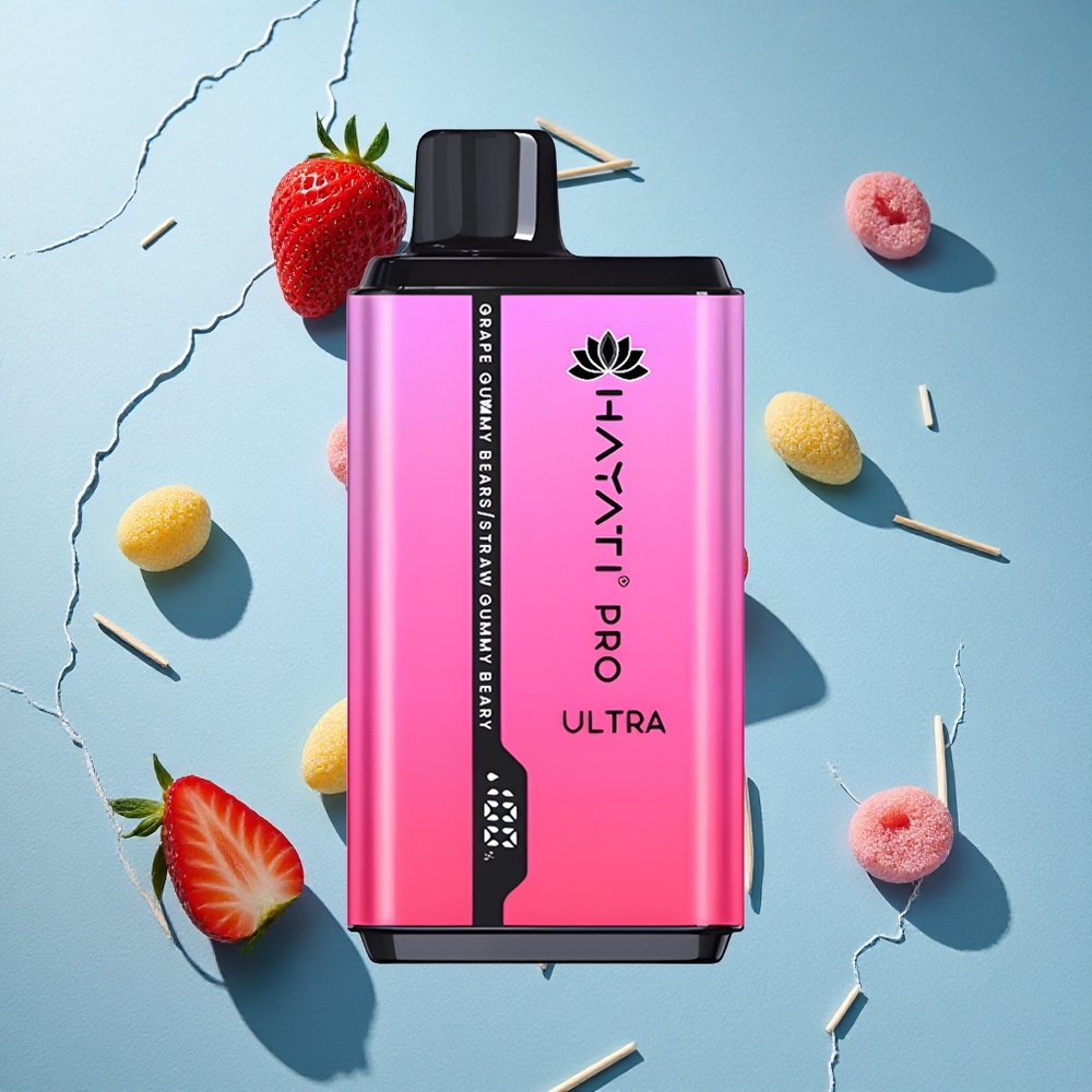 Hayati Pro Ultra 15000 Puffs علكة عنب بسعة إلكترونية 2 12مل و 49 نكهة