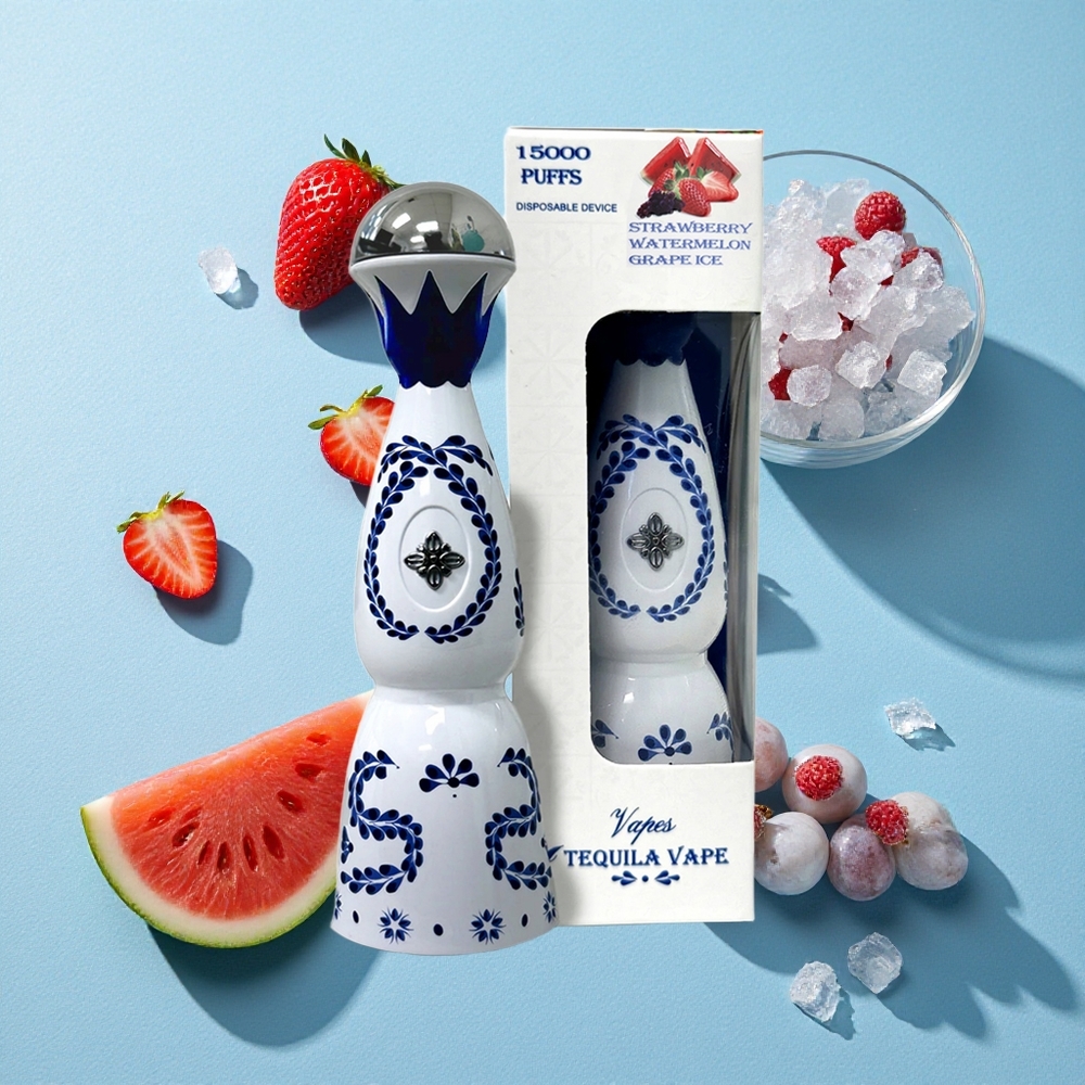 HUMO Azul 15000 Puffs فراولة بطيخ عنب مثلج بخزان سعة 20 مل