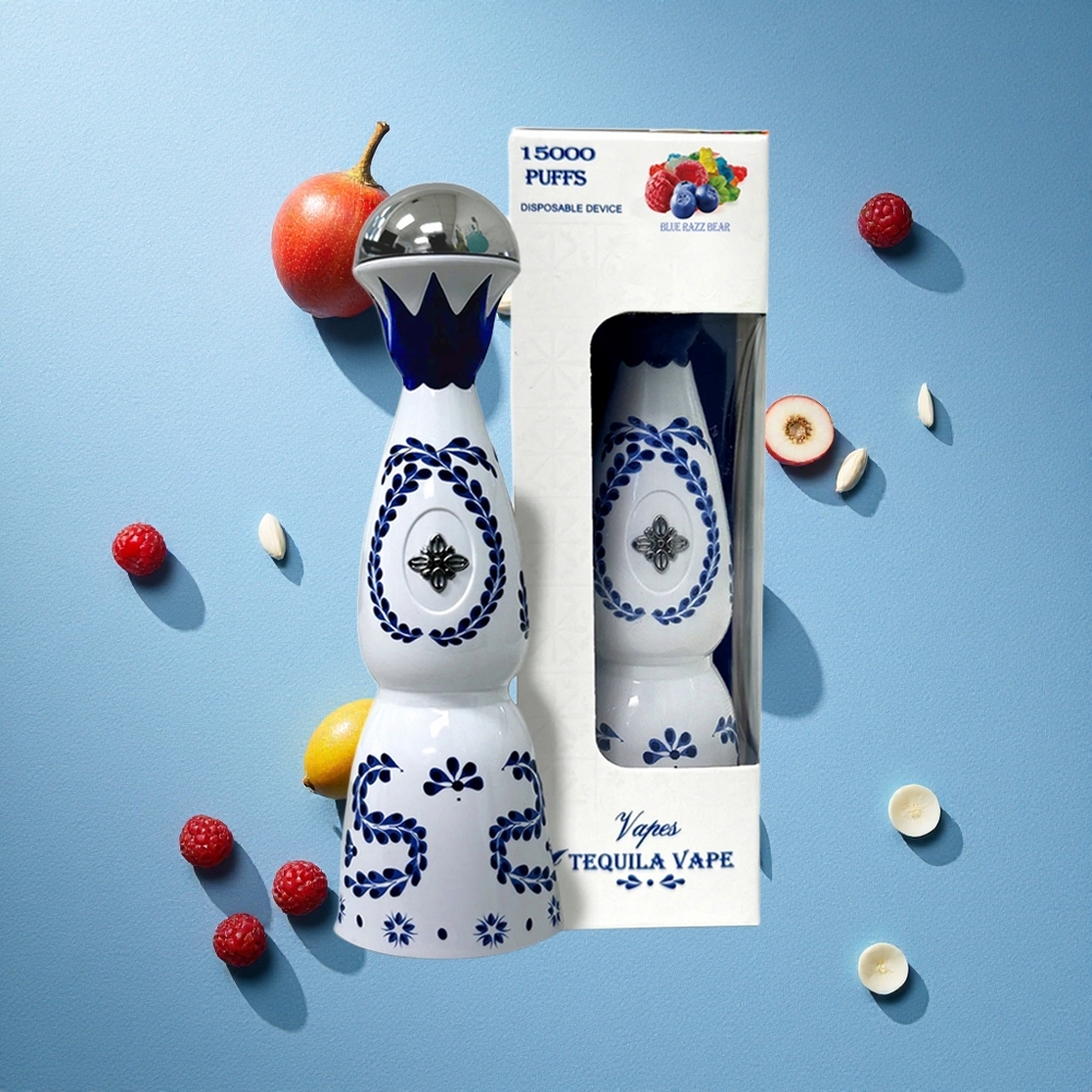 HUMO Azul 15000 Puffs بخار قابل لإعادة الشحن 500mAh أزرق توت العجل