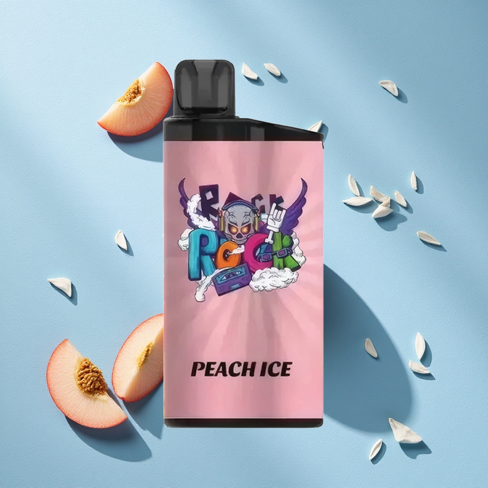 IGET Bar 3500 Puffs بخاخ خوخ مثلج بمواصفات ١٬٤٠٠ مللي أمبير و ١٫٢ أوم