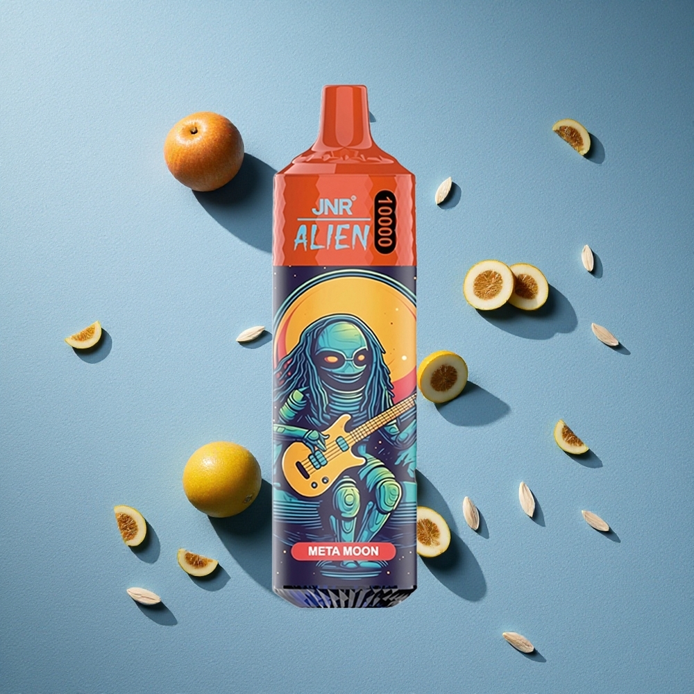 JNR Alien 10000 Puffs واط 850 ملي أمبير في الساعة تصميم رياضي ميتا مون