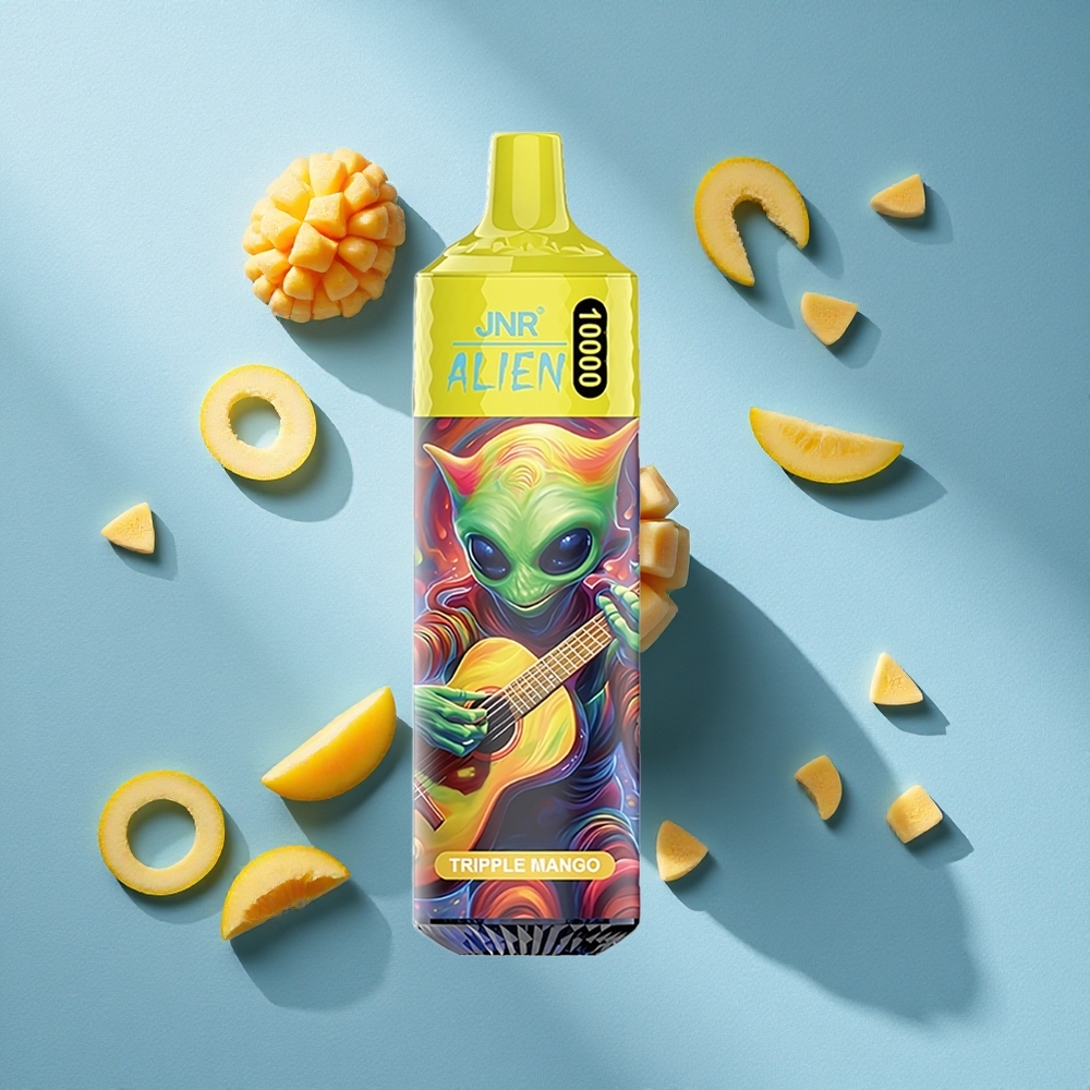 JNR Alien 10000 Puffs سبورت مع إضاءة LED (RGB) ومانجو ثلاثي