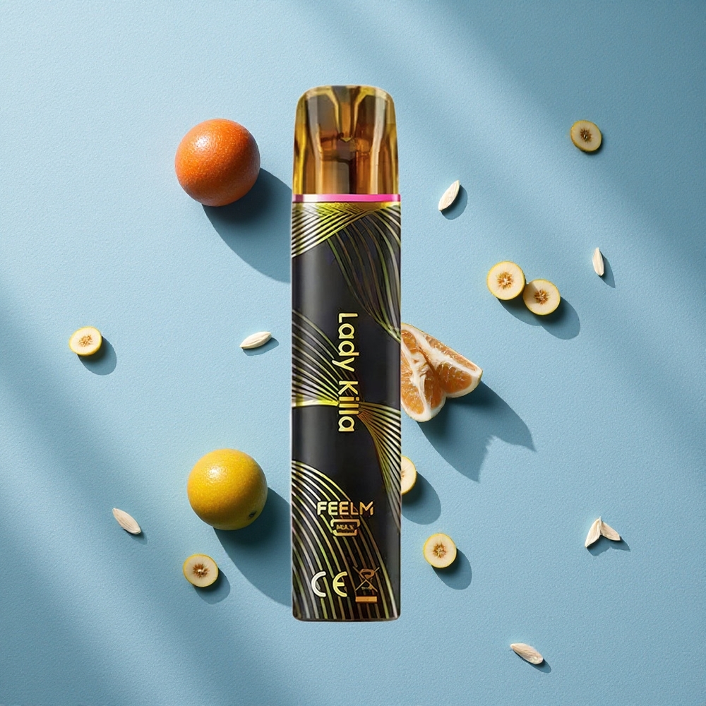 JNR Black&Golden 600+200 Puffs سيجارة إلكترونية ذات استخدام لمرة واحدة 800 نفخة