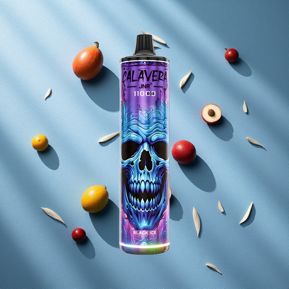 JNR Calavera 11000 Puffs شاحن Type-C وعصير 21مل Black Ice