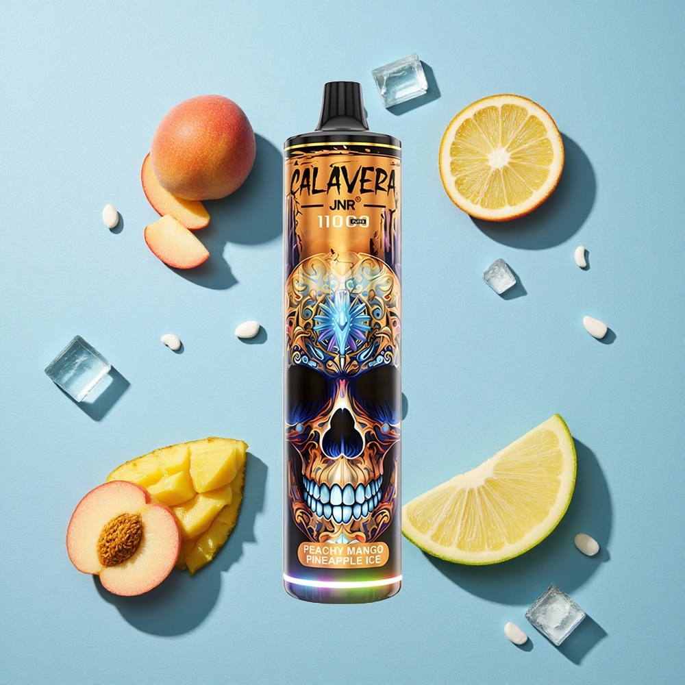JNR Calavera 11000 Puffs بخاخ تفاح مانجو أناناس مثلج بشاحن Type-C