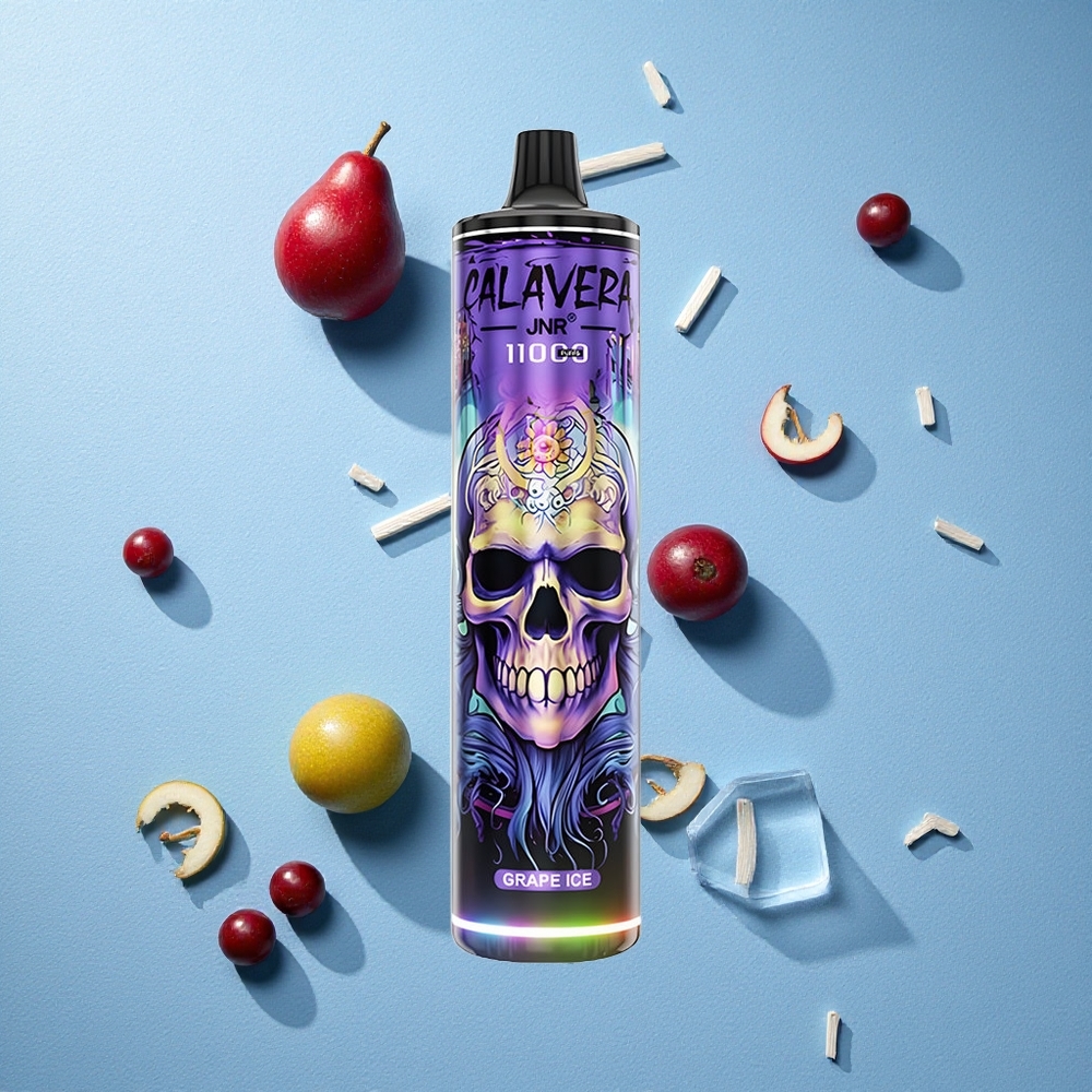 JNR Calavera 11000 Puffs عصير العنب المثلج بشاحن Type-C وسعة بطارية 850 مللي أمبير