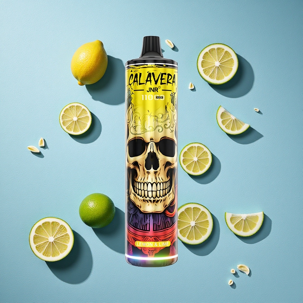 JNR Calavera 11000 Puffs بخاخ ليمون ولايم بشاحن Type-C وسعة بطارية 850 مللي أمبير