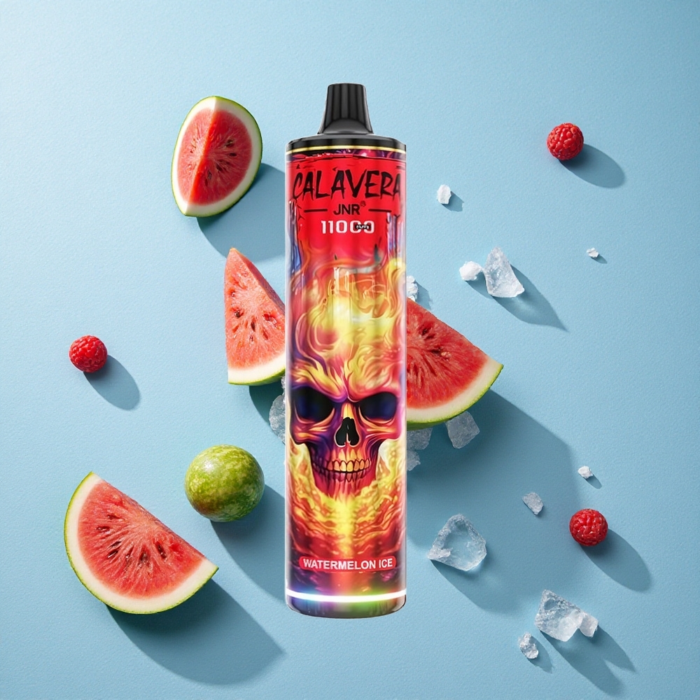 JNR Calavera 11000 Puffs ووترميلون آيس بشاحن Type-C وسعة بطارية 850 مللي أمبير
