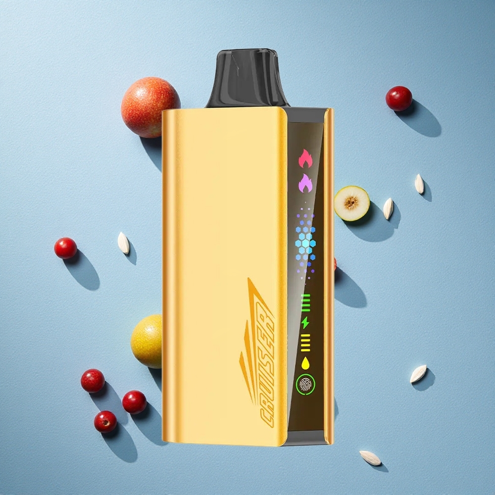 JNR Cruiser 12000 Puffs علبة سائل إلكتروني 25 مل نكهة التوت المختلط شاشة عرض متحركة