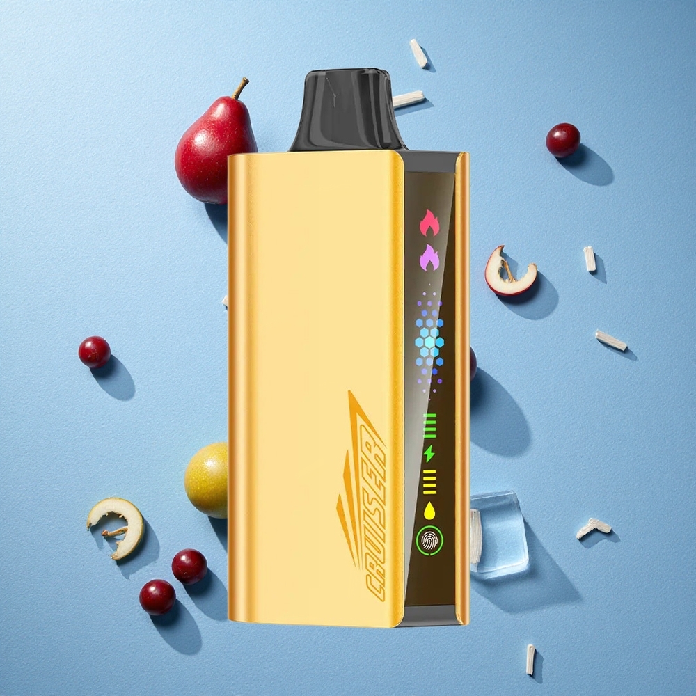 JNR Cruiser 12000 Puffs فيب قابل للتصرف بدون شحن جراب آيس بنكهة العنب مع شاشة عرض متحركة