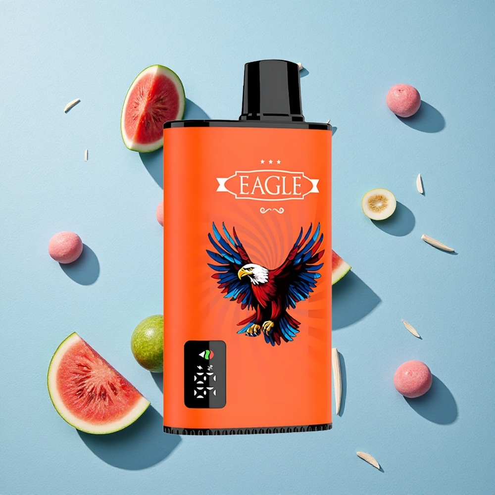 JNR EAGLE Smart 23000 Puffs شاشة رقمية بطارية 750 مللي أمبير نوع-C عصير بطيخ علكة
