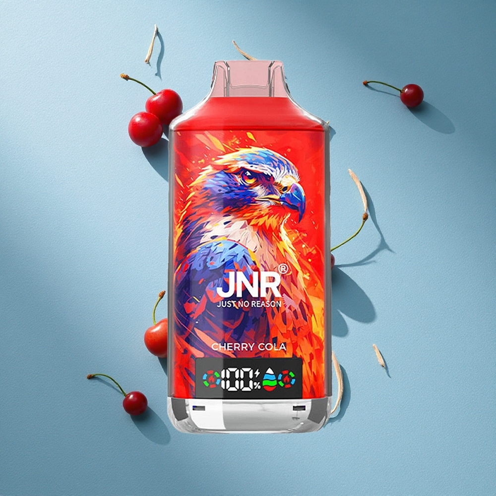 JNR Falcon X 18000 Puffs كرزي بشاشة رقمية وسعة سائل 24 مل