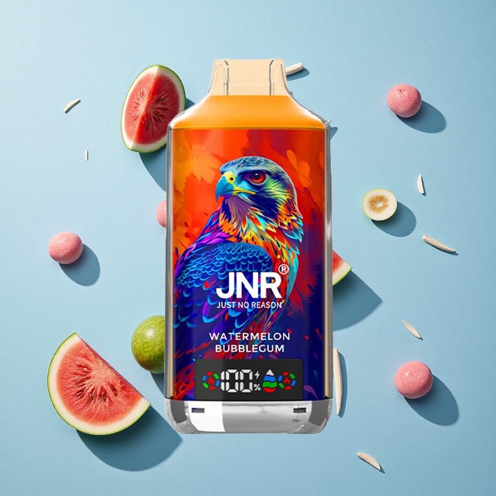 JNR Falcon X 18000 Puffs بطيخ علكة بشاشة رقمية وسعة سائل 24مل