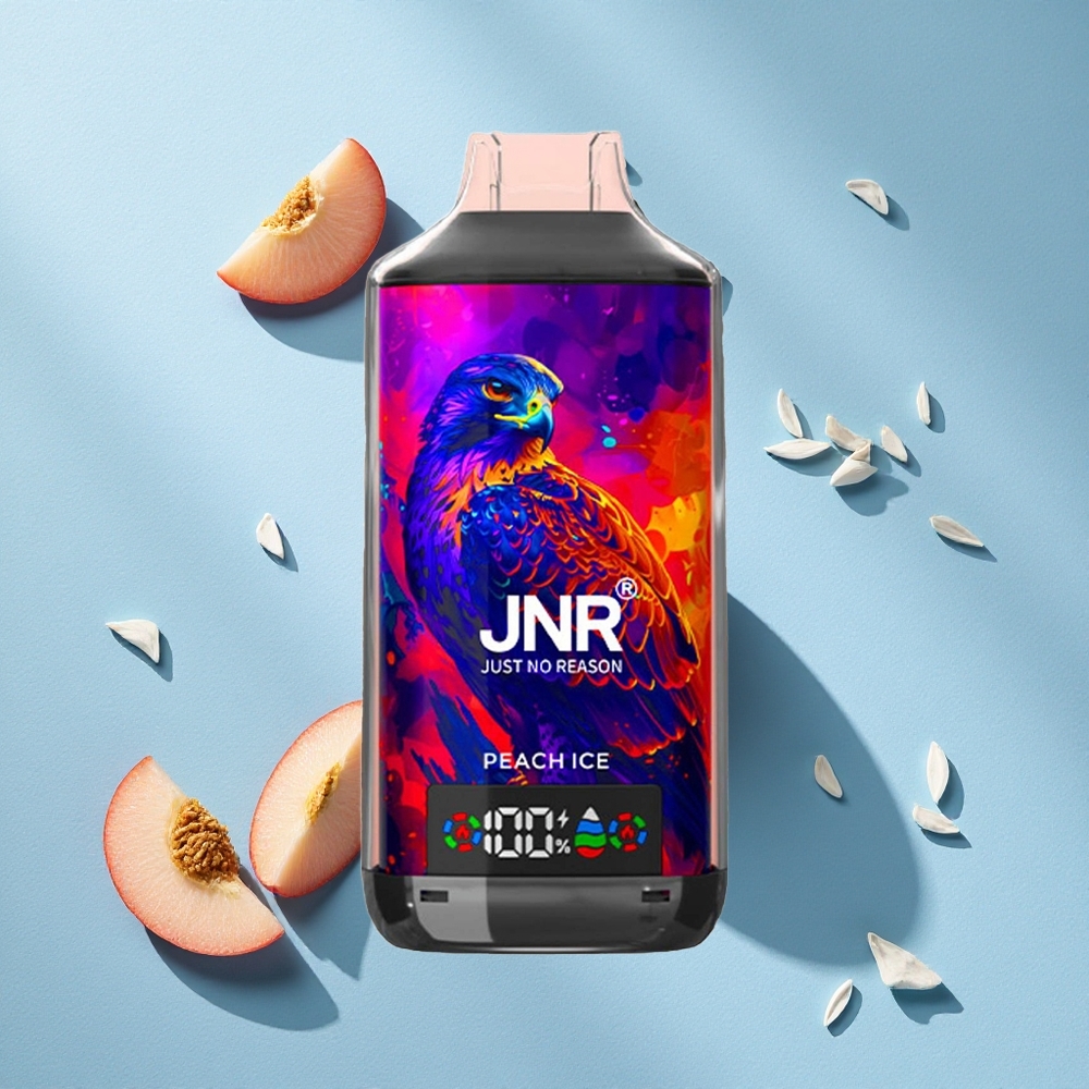 JNR Falcon X 18000 Puffs خوخ مثلج سعة سائل 24مل وبطارية 750مللي أمبير