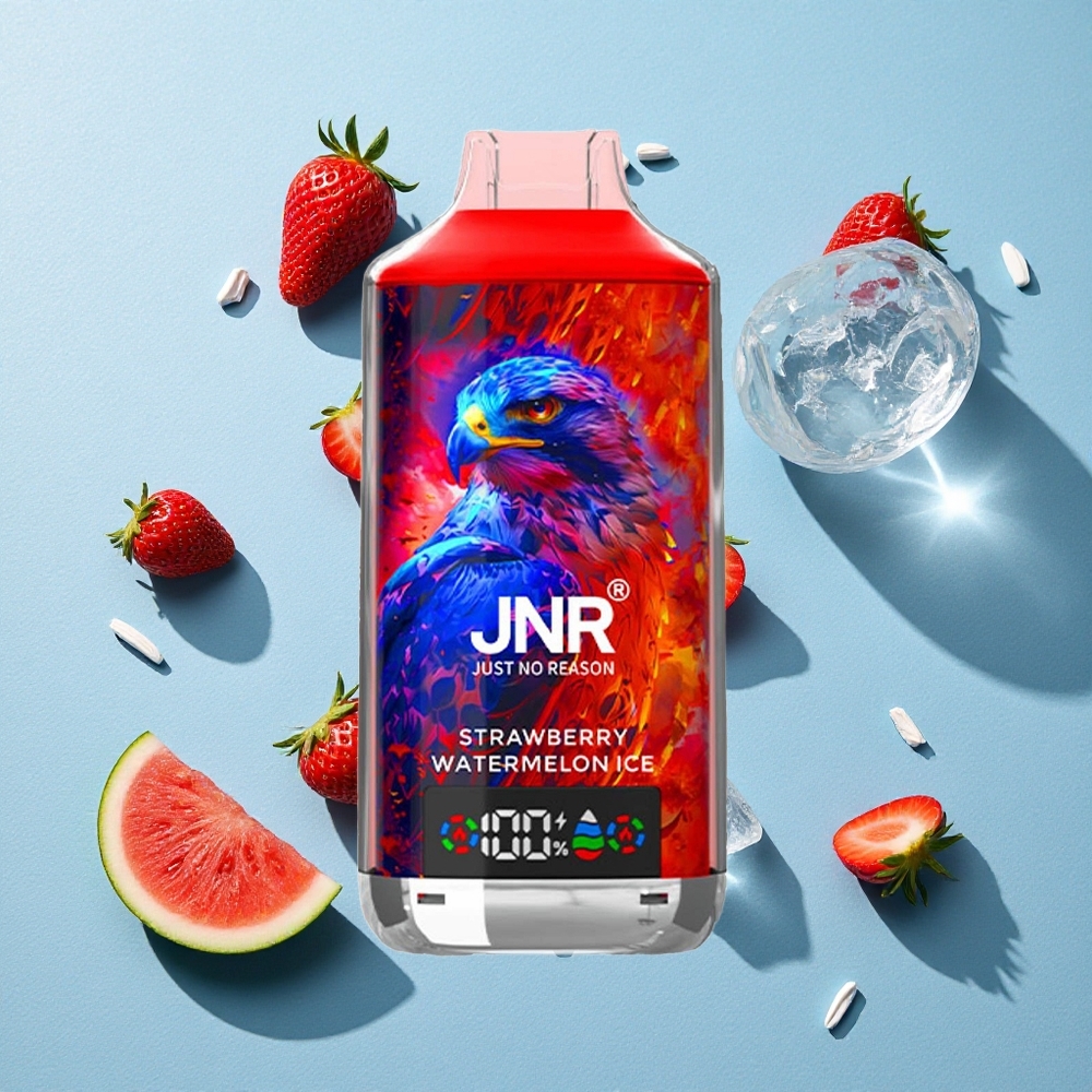 JNR Falcon X 18000 Puffs فراولة بطيخ مثلج سعة البطارية 750mAh شحن سريع Type-C