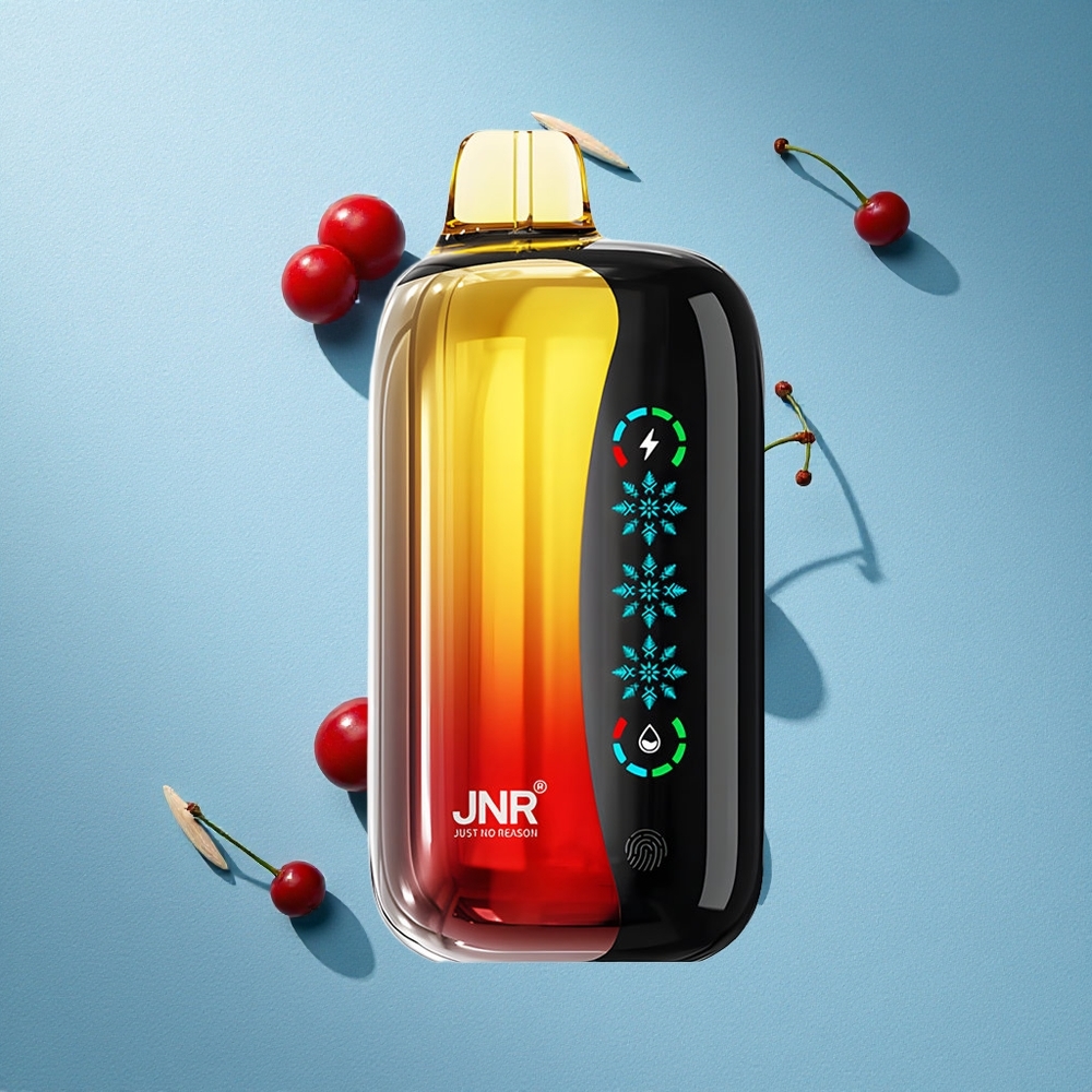 JNR Flex Ice 21000 Puffs سجارة إلكترونية كرز كولا مع شاشة لمس وسعة بطارية 1000mAh