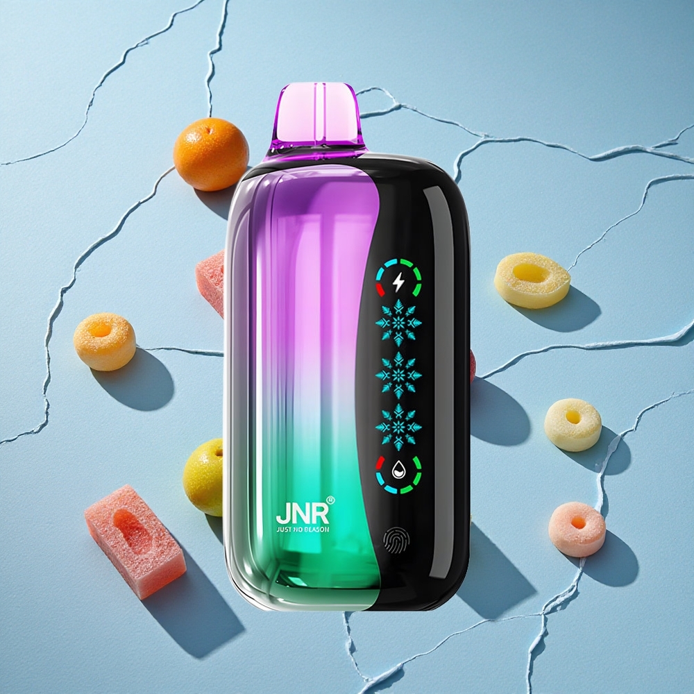 JNR Flex Ice 21000 Puffs سحبة مخصصة هواء حلوى الكرز الحامض