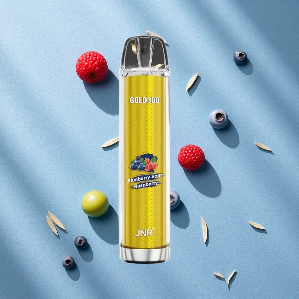 JNR Gold380 6000 Puffs سولار توت أزرق توت عُلّيق حامض سعة 13 مل
