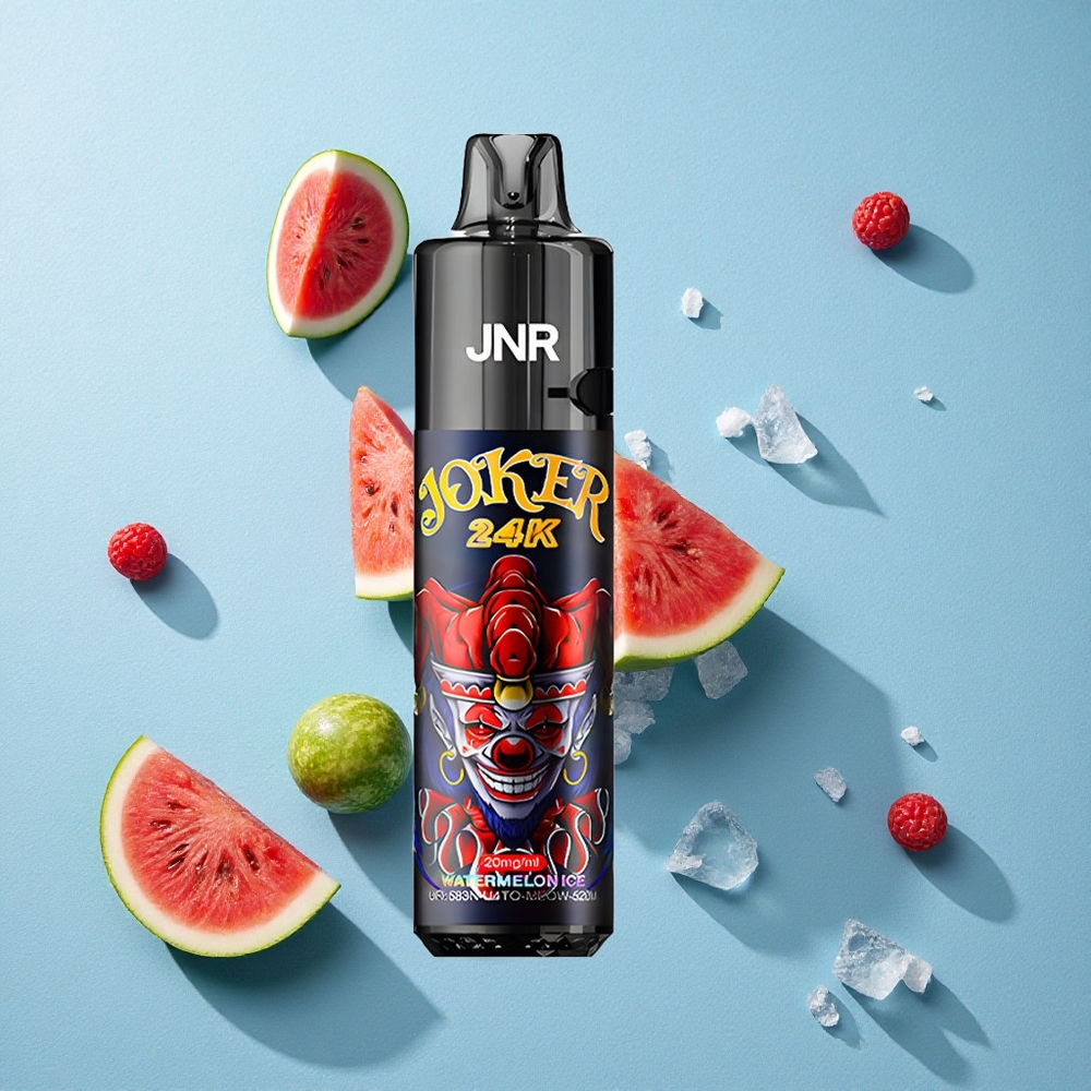 JNR Joker 24K Puffs 10مل حاوية قابلة لإعادة التعبئة بطيخ مثلج