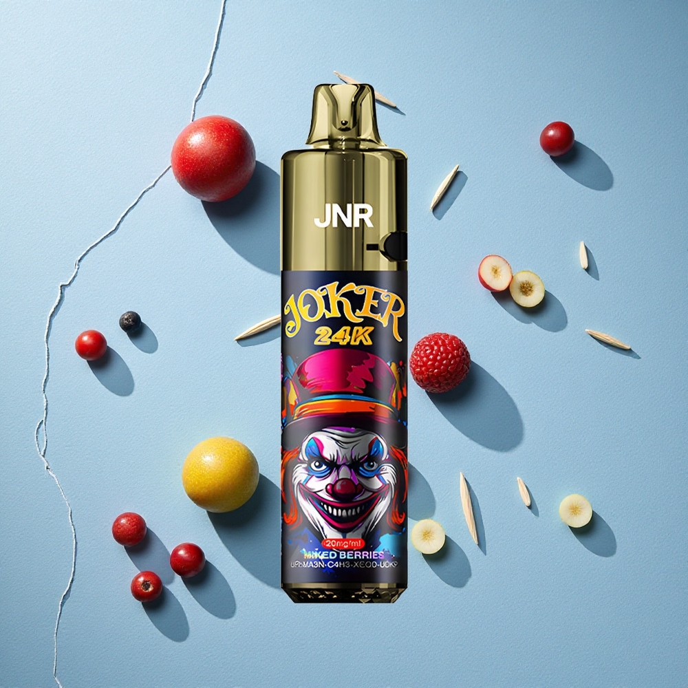 JNR Joker 24K Puffs تبغ مختلط التوت وبطارية 800mAh