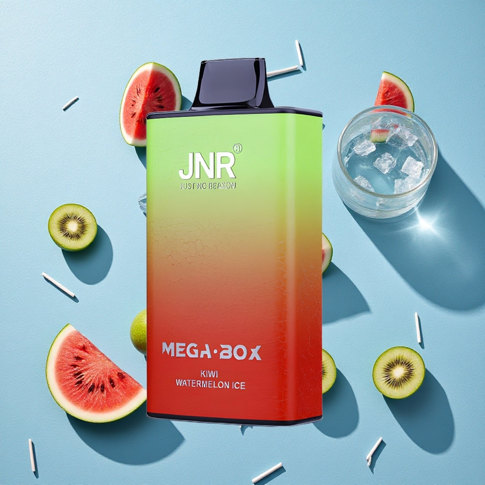 JNR Mega Box 25000 Puffs كيوي بطيخ مثلج سعة 30مل وبطارية 850 مللي أمبير