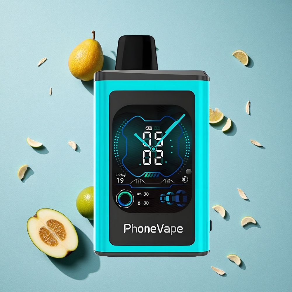JNR PhoneVape 30000 نفخة بخاخة قابلة للشحن 850 مللي أمبير نعنع ميامي