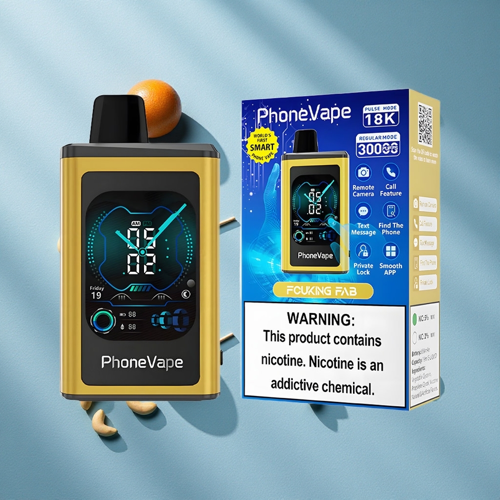 JNR PhoneVape 30000 نفخة سجائر إلكترونية يمكن إعادة شحنها ببطارية 850mAh Type-C Fucking Fab