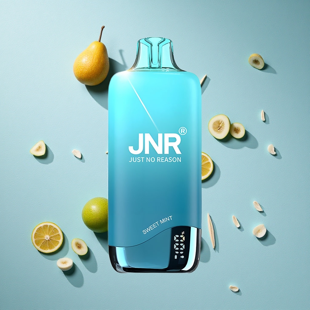 JNR Rainbow 10500 Puffs سيجارة إلكترونية للاستخدام مرة واحدة نعناع حلو بسعة 18 مل و 600 مللي أمبير