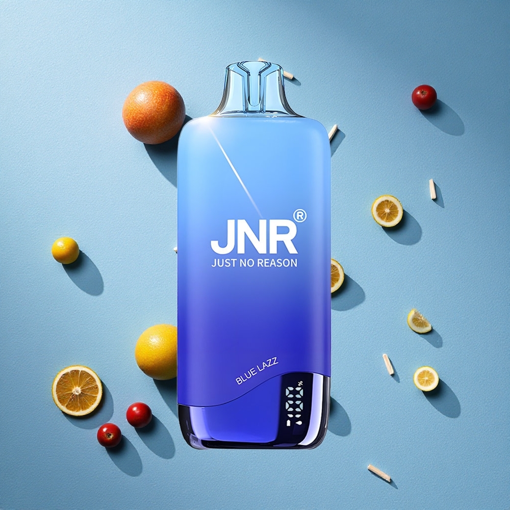 JNR Rainbow 10500 Puffs بخزان 18 مللي سائل إلكتروني أزرق لاز