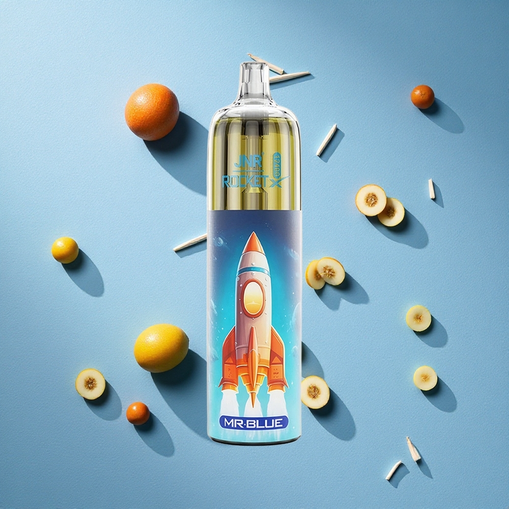 JNR Rocket-X 12400 Puffs سحبة بتدفق هواء قابل للتعديل أزرق
