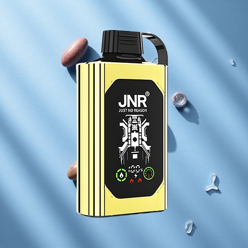 JNR Shisha Hookah Box 20500 Puffs توت أزرق مثلج بشاشة عالية الدقة وبطارية 1000 مللي أمبير