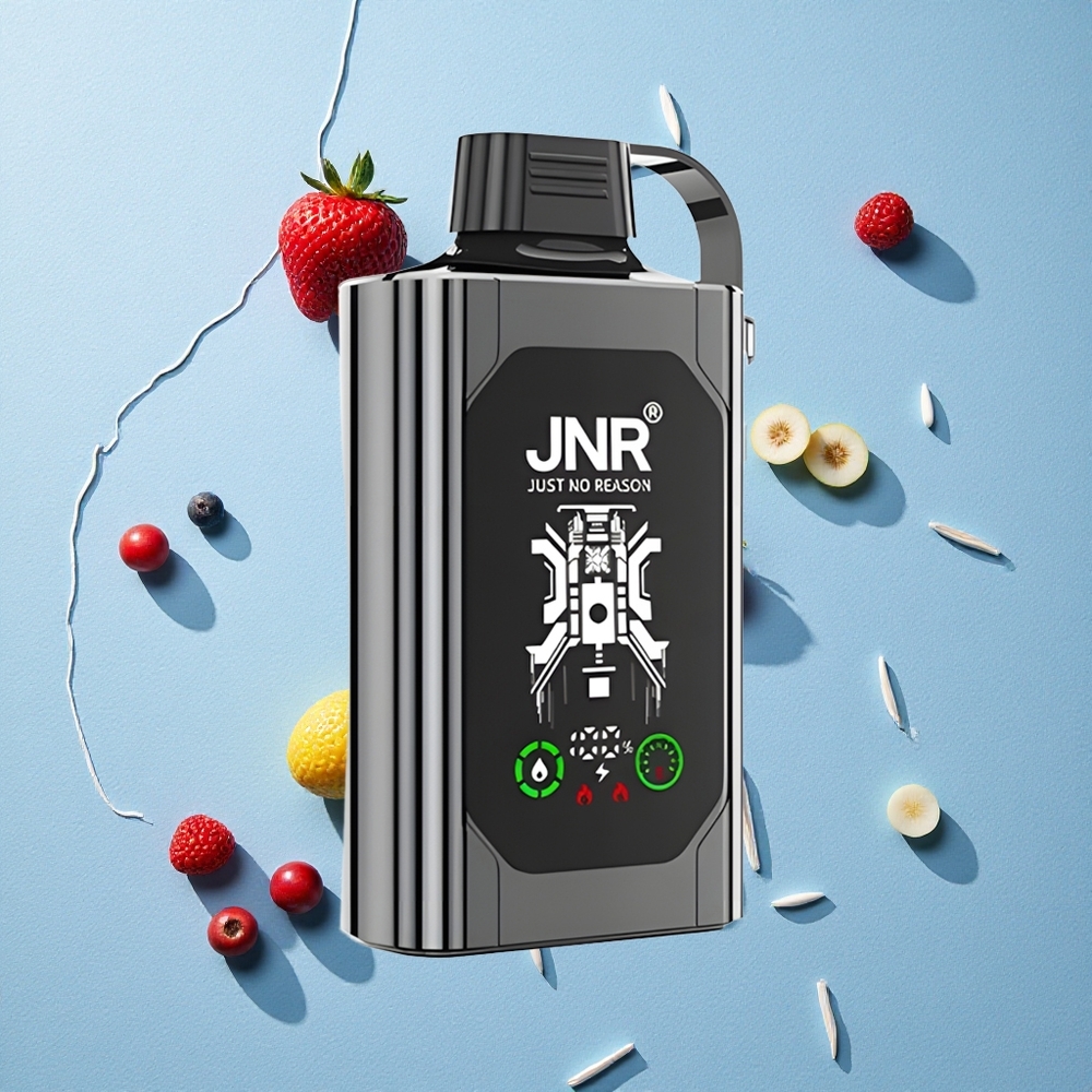 JNR Shisha Hookah Box 20500 Puffs توت مشكل جليدي شاشة عالية الدقة وشحن نوع سي سريع