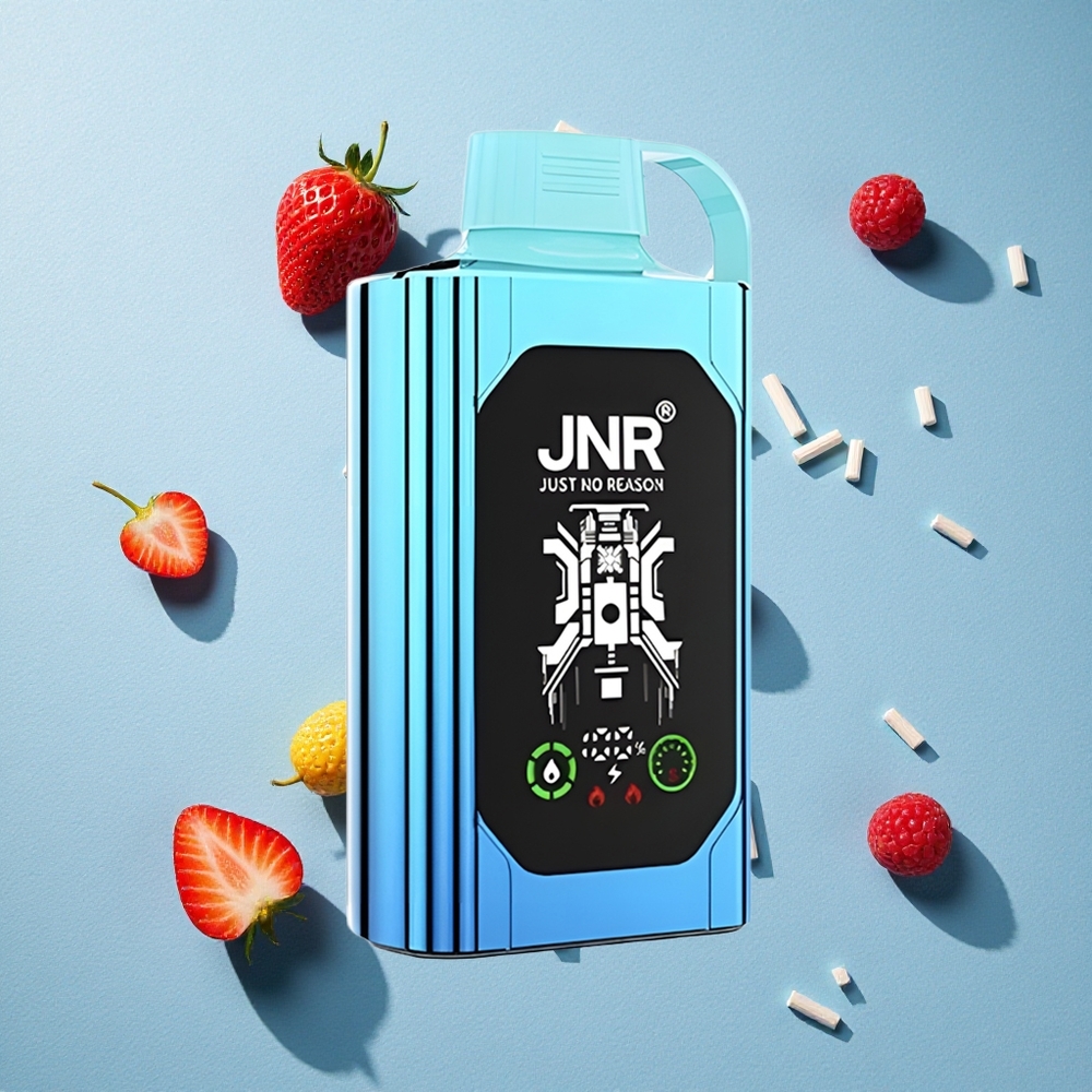 JNR Shisha Hookah Box 20500 Puffs فراولة توت حلوى شاشة عالية الدقة
