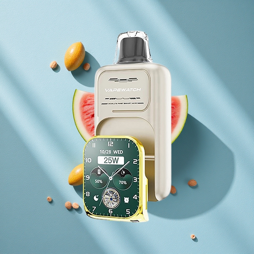 JNR Vape Watch 30000 Puffs سيجارة إلكترونية بطارية 1000 مللي أمبير ونكهة البطيخ المثلج