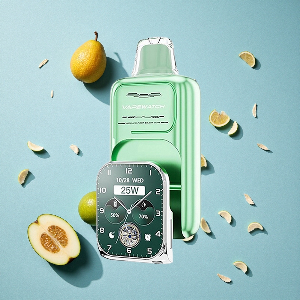JNR Vape Watch 30000 Puffs نعناع ميامي سعة سائل 19 مل